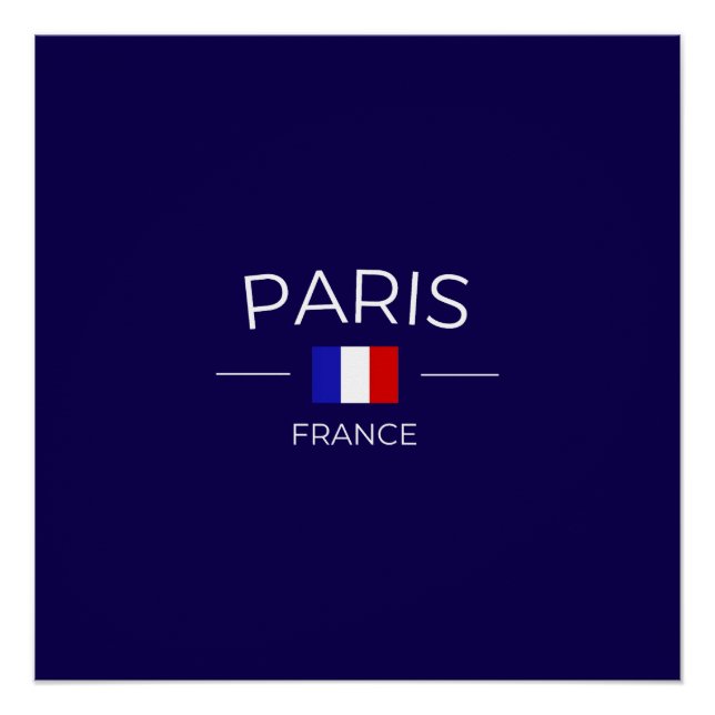 Póster paris en France (Anverso)