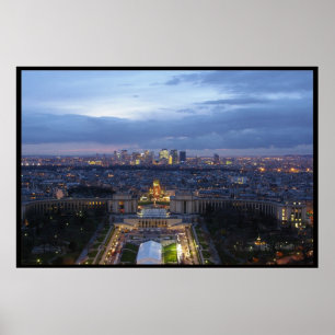 Póster París en la noche