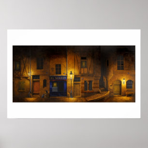 Póster París en la noche