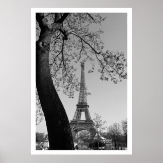 Póster parís en primavera