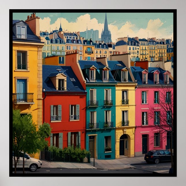 Póster París encantador (Frente)
