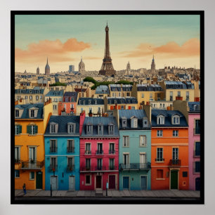 Póster París encantador