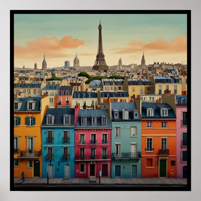 Póster París encantador (Frente)