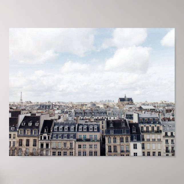 Póster Paris France Cityscape (Frente)