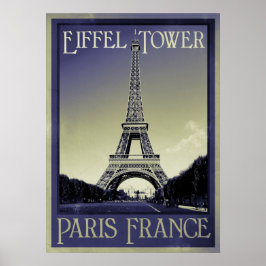 Póster paris france vintage poster