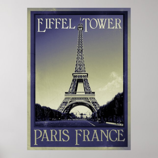Póster paris france vintage poster (Frente)
