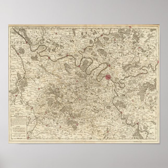 Póster París Francia (Frente)