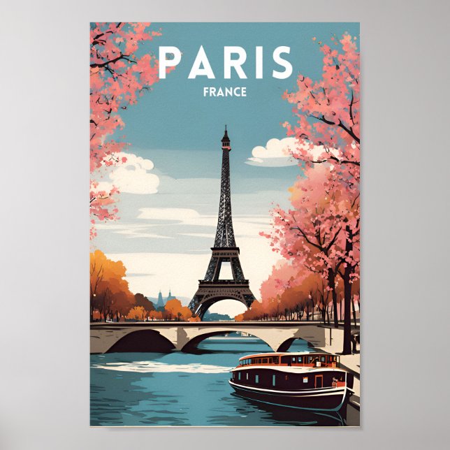Póster París Francia (Frente)