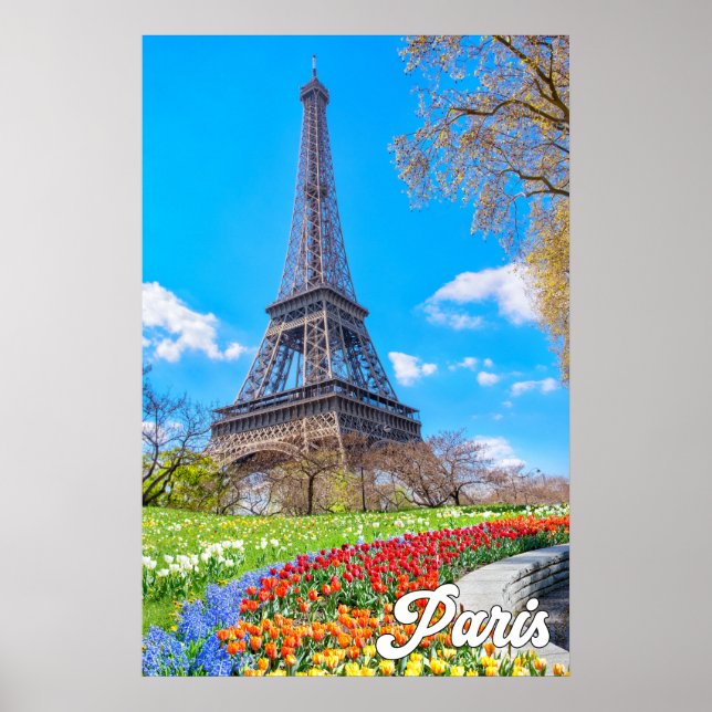 Póster París, Francia (Frente)