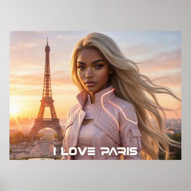 PÓSTER PARIS - FRANCIA (Frente)