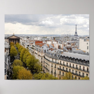 Póster París, Francia 11" x 8,5", papel Poster (Matte)