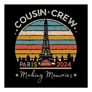 Póster París Francia Creando Recuerdos 2024