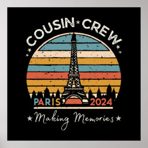 Póster París Francia Haciendo Recuerdos 2024