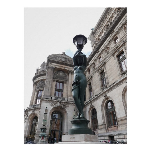 Póster París. Francia. Palais Garnier (Anverso)