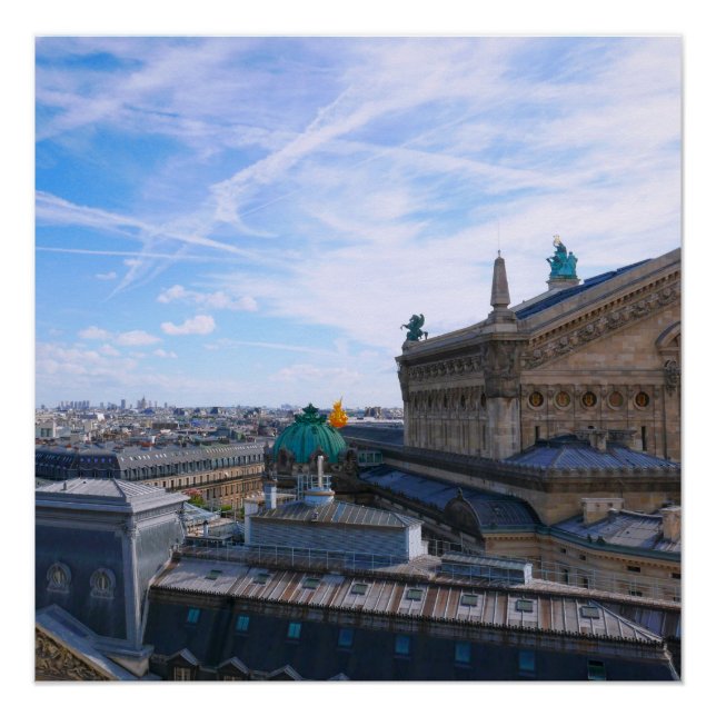 Póster París. Francia. Palais Garnier (Anverso)