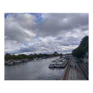 Póster París.Francia. Río Seine
