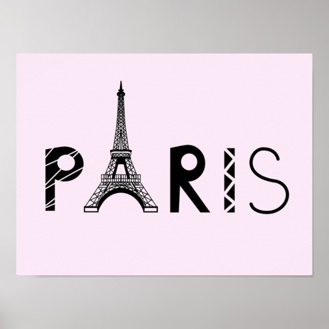 Póster París, Francia | Torre Eiffel (Frente)