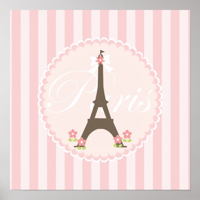 Póster París, Girly de primavera (Frente)