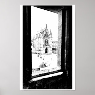 Póster París gótico. Capilla de Vincennes. Francia