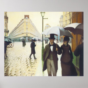 Póster París, Gustave Caillebott