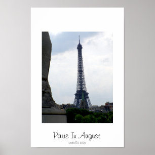 Póster Paris In August