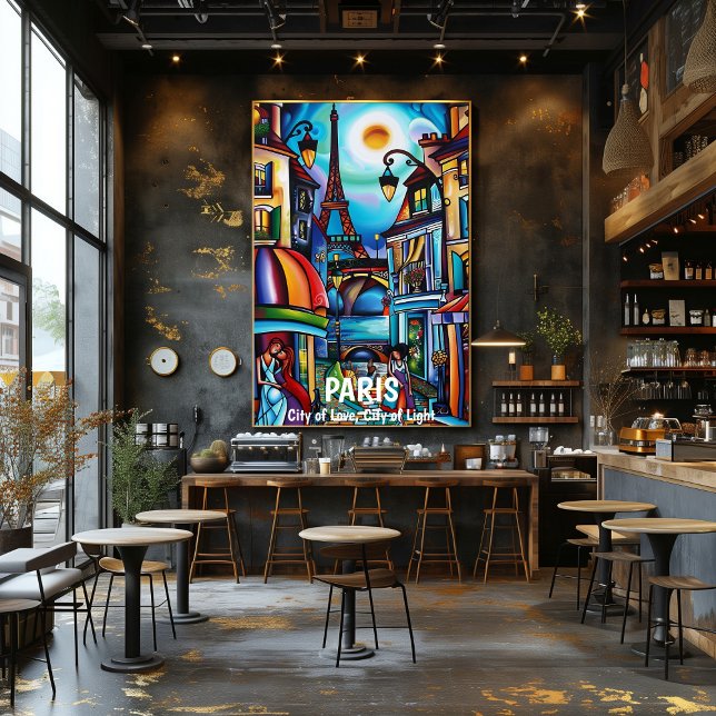 Póster París: La Ciudad del Amor y la Luz. (Subido por el creador)