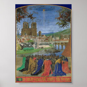 Póster Paris La Seine Pont Notre-Dame