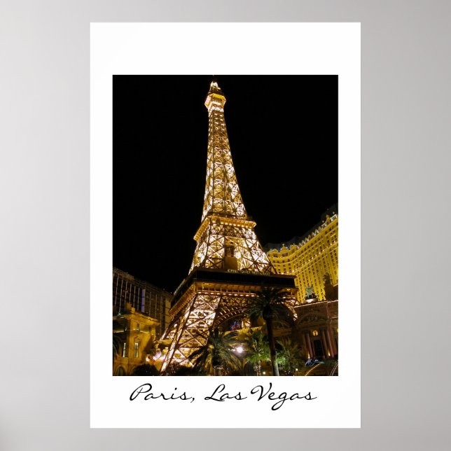 Póster París, Las Vegas (Frente)