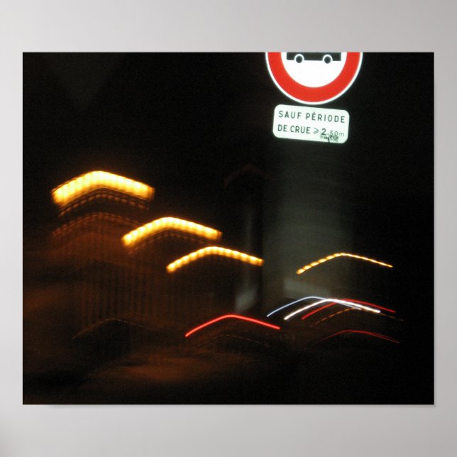 Póster "Paris Life" (París, Francia) - (Frente)