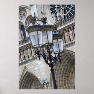 Póster parís - luz de la calle