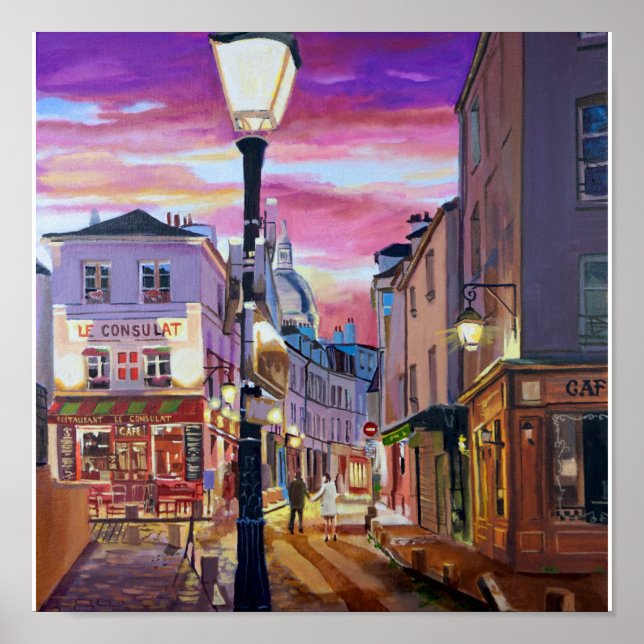 Póster París Montmartre (Frente)