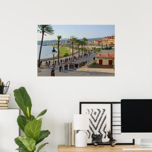 Póster Paris Nice Cycling Riders En Niza 19 Marzo 1933