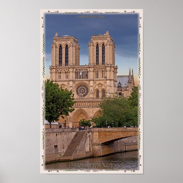 Póster París - Notre Dame (Frente)