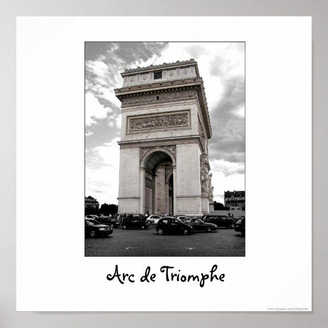 Póster París - Poster del Arco del Triunfo (Frente)