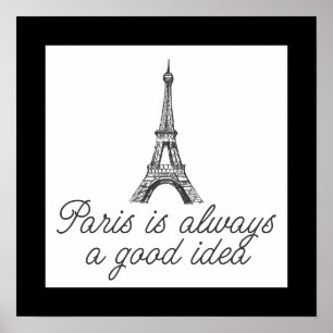 Póster París siempre es una buena idea