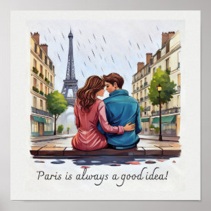 Póster París siempre es una buena idea