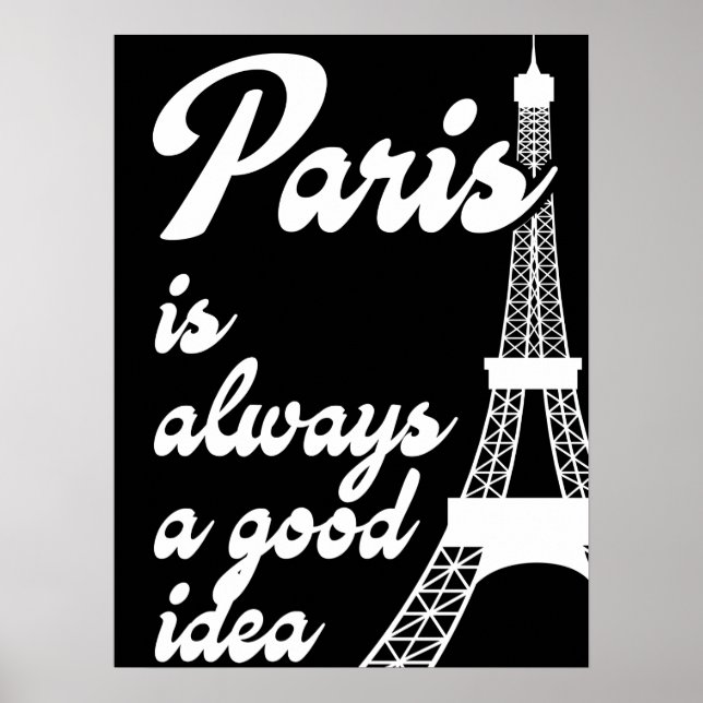 Póster París siempre es una buena idea (Frente)