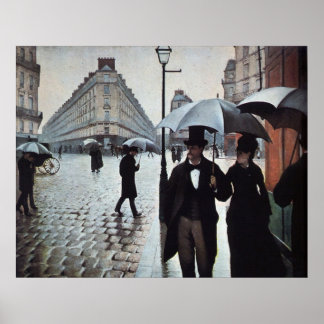 Póster Paris Street- Rainy Weather