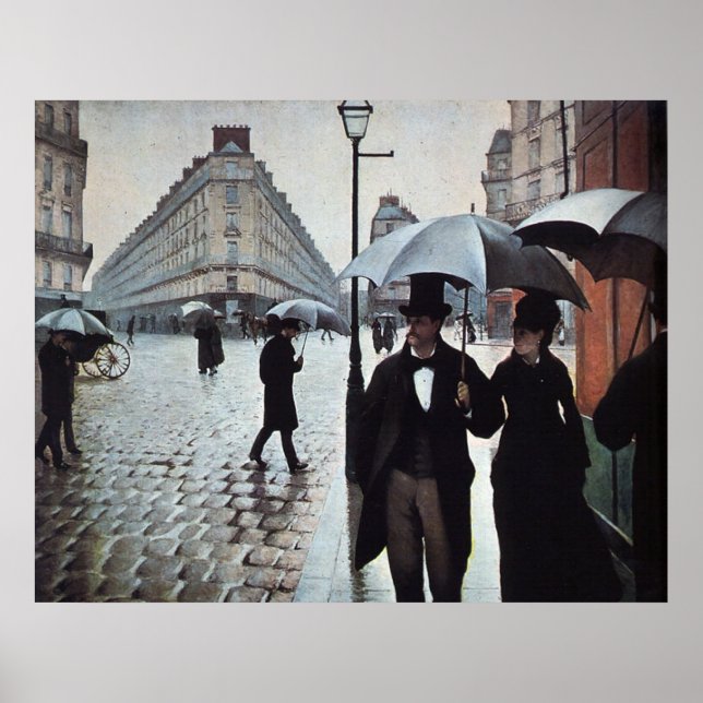 Póster Paris Street- Rainy Weather (Frente)