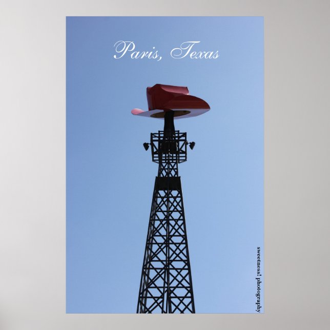 Póster París, Texas Eiffel Tower Poster (Frente)
