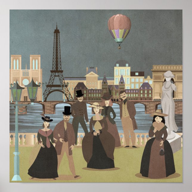 Póster París victoriano (Frente)