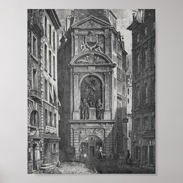 Póster París - Vintage (Frente)