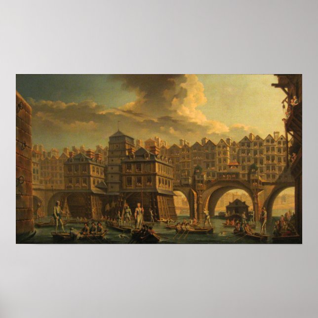 Póster París - Vintage (Frente)