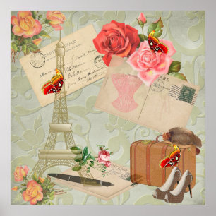 Póster París vintage