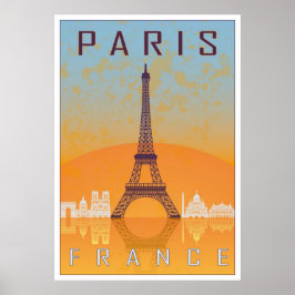Póster Paris vintage poster