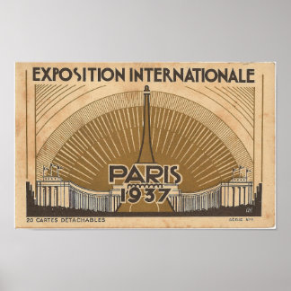 Póster París-Weltausstellung 1937