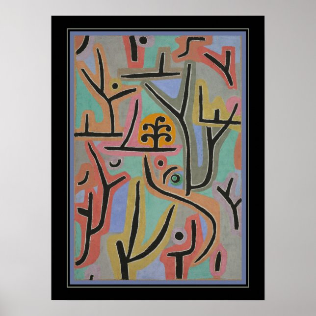 Póster "Park Bei Lu" por Paul Klee (Frente)