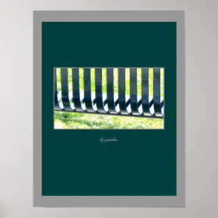 Póster Park Bench en Poster ligero de gretchen