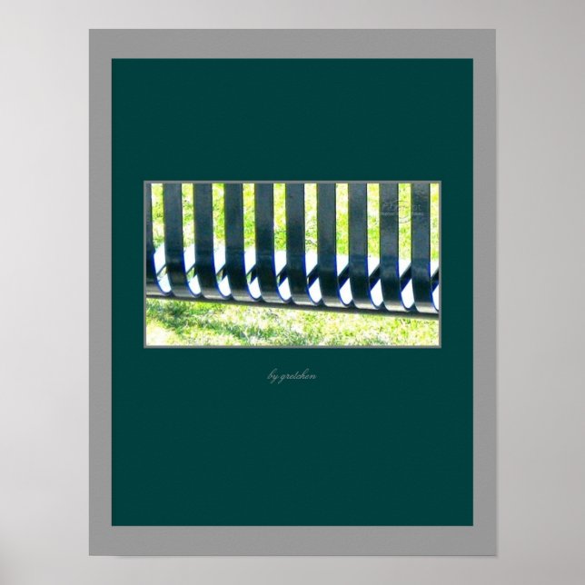 Póster Park Bench en Poster ligero de gretchen (Frente)