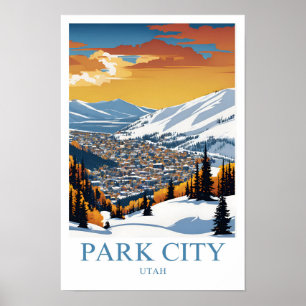 Póster Park City Utah